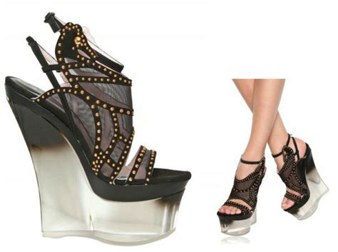 versace lace &stud perslex wedges|versace ladies dresses.